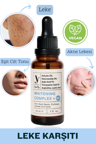 Whitening Complex +MC Leke Karşıtı Arbutin Serum 30ml