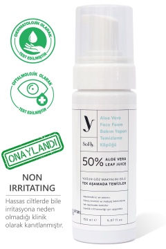 Aloe Vera Bakım Yapan Temizleme Köpüğü