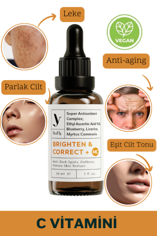 Brighten & Correct +MC Vitamin C Serumu 30ml