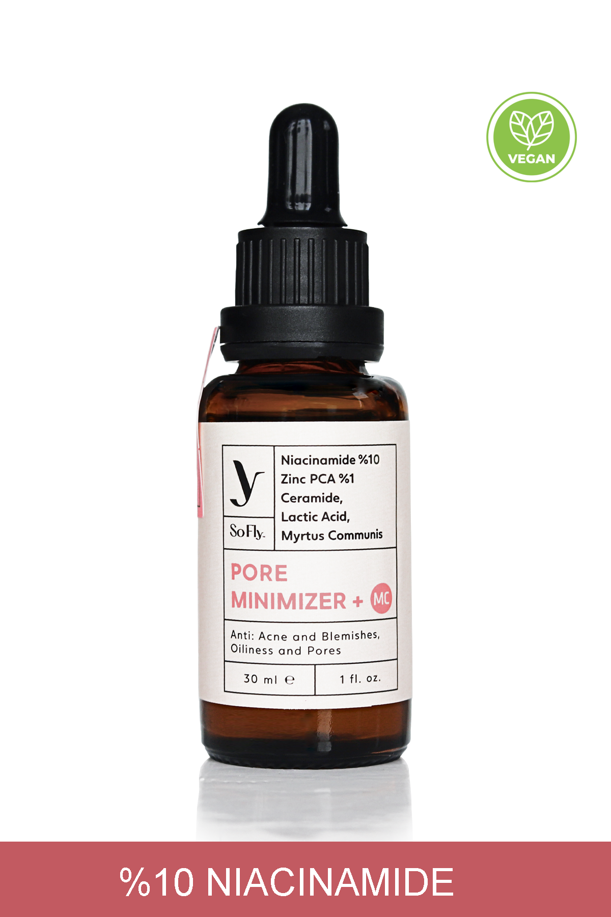 Pore Minimizer +MC Gözenek Sıkılaştırıcı Niacinamide Serum 30ml