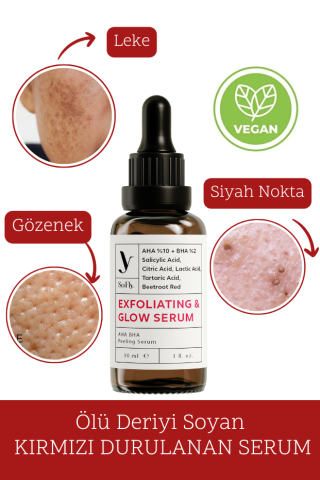 AHA BHA Exfoliating & Glow Durulanan Serum 30ml