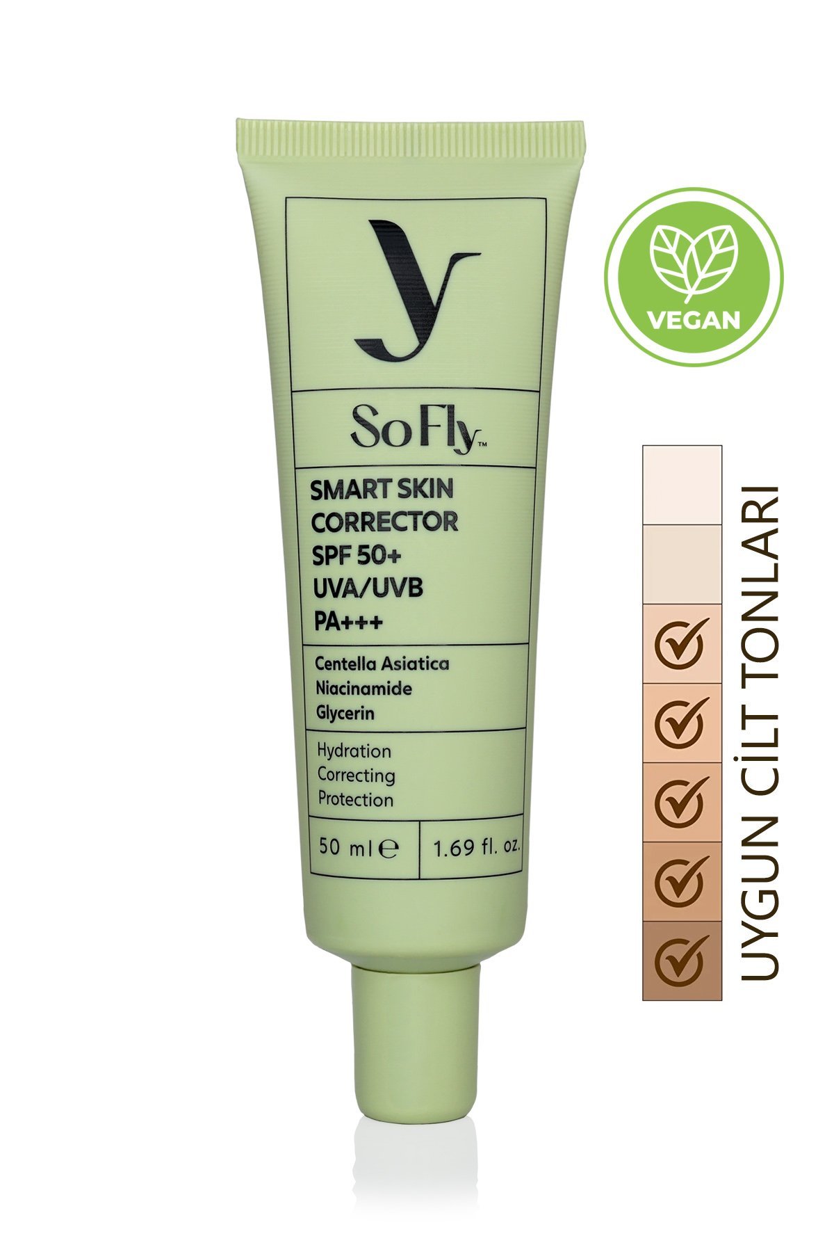 Smart Skin Corrector SPF 50+ Onarıcı Güneş Kremi 50ml