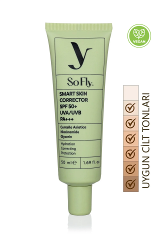 Smart Skin Corrector SPF 50+ Onarıcı Güneş Kremi 50ml